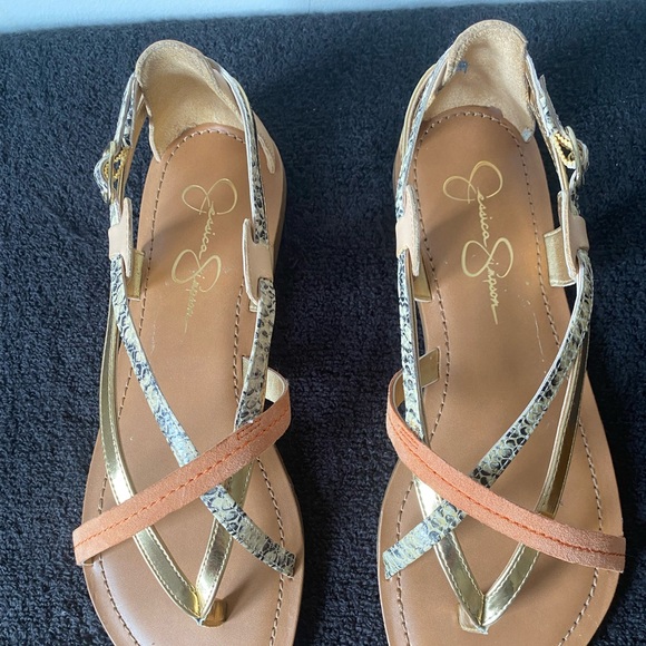 Jessica Simpson Jamila Between The Toe Sandals -Size 7.5 - NIB - Picture 2 of 7